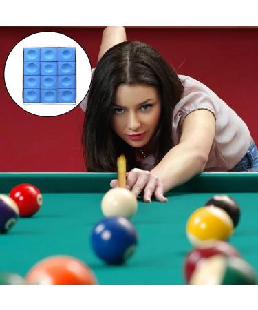 Billard Chalk Set - 12 Pieces of Non-Slip Billiards Blue Cue Chalk for Amateurs & Professionals | Premium Billiard Accessories - Buy Online on GoSupps.com