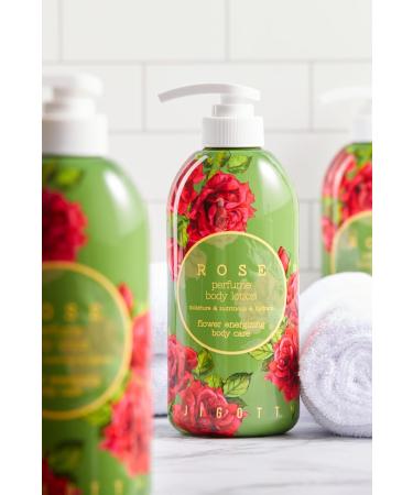 Rose Perfume Body Lotion 16.9 FL OZ | Hydrating & Fragrant | International Shipping Available - Buy Online on GoSupps.com