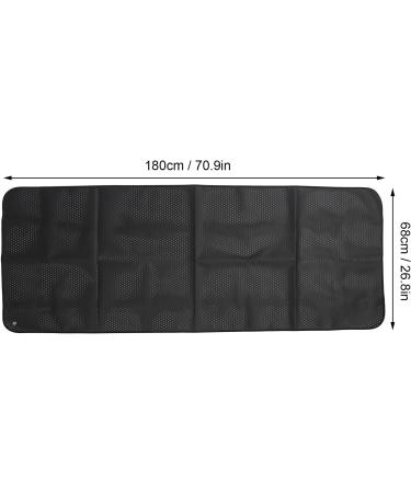 Grounding Equipment Sheet with 16.4ft Cable - Breathable Ground Mat for Digestion & Meditation Relief (Black) - International Shipping Available - Buy Online on GoSupps.com