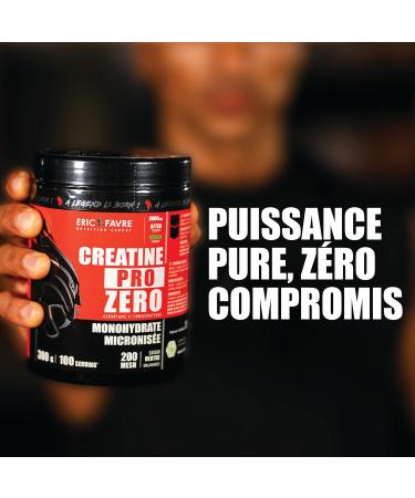 PURE CREATINE MONOHYDRATE Pro Zero - Cr atine de Qualit Micronis e - Effort Intense - Boost les Performances - Dissolution Compl te - Lot de 2 - Laboratoire Fran ais Eric Favre Neutre 790 g - Buy Online on GoSupps.com