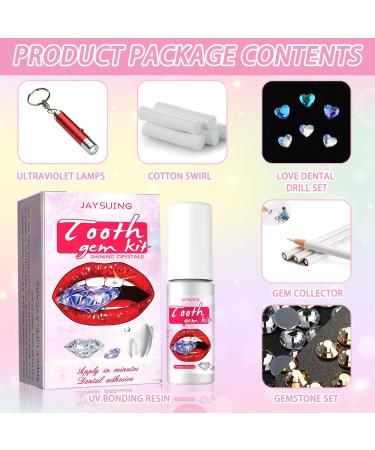 Shop IJHYGD Tooth Jewelry Set - Premium Tooth Gems Kit with Glue | Perfect Tartar Jewelry for Stunning Smiles - Buy Online on GoSupps.com