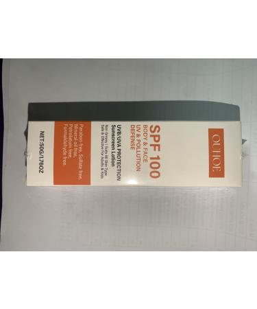 Sunscreen SPF 100 50g Sunscreen SPF 100 Sunscreen Lotion Sun Lotion with UVA/UVB Protection Moisturizing Anti-Aging Sunscreen Water Resistant Suitable for All Skin Types (2 PC) - Buy Online on GoSupps.com