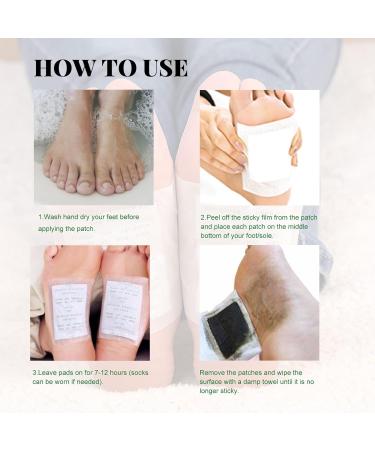 1/3/5 Pack Anti Swelling Ginger Foot Patch Herbal Ginger Foot Pads Deep Cleansing Foot Pads Detox Foot Pads for Foot Care Foot Patchs to Promote Blood Circulation Relieve Pain and Improve Sleep - Buy Online on GoSupps.com