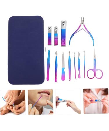 Mikinona 1 Set Nail Set Nail Tools Manicure Grooming Kit Pedicure Care Tools Manicure Grooming Tool Needle Cuticle Pusher Kit Manicure Kit Clip Trimmer Nail Art Supplies Stainless Steel - Buy Online on GoSupps.com