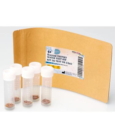 Medasa water test for coliform bacteria E.coli test in drinking water and well water check (5x test set)