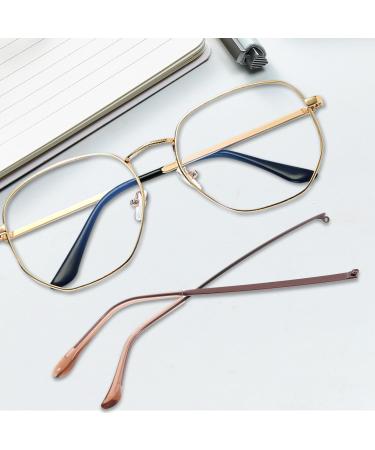Ultechnovo Sunglasses Repair Set - 2 Pairs Metal Replacement Arms for Glasses & Sunglasses | DIY Glasses Brackets | Durable Coffee Style - Buy Online on GoSupps.com