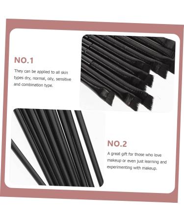 Healeved 24 Pcs Eyeliner Brush Eye Shadow Brush Eye Pencil Eyeliner Makeup Eyeshadow Brushes Black - Buy Online on GoSupps.com