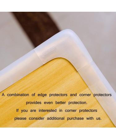 Wall Corner Protector  Safety Baby Proofing Corner Cushion Table Edge Strip Protective Guard Table Corner Edge Furniture Protectors with Double Side Tape Edge Protector(semitransparent) - Buy Online on GoSupps.com