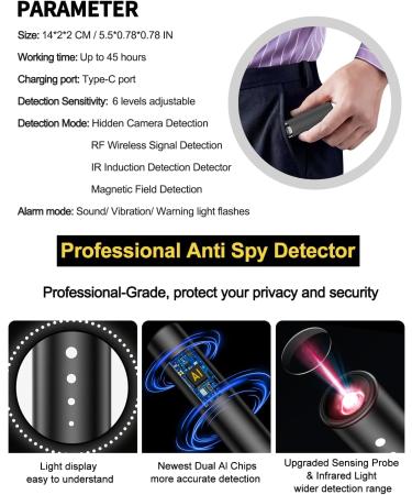 HUYNL Hidden Camera Detectors - Buy Online on GoSupps.com