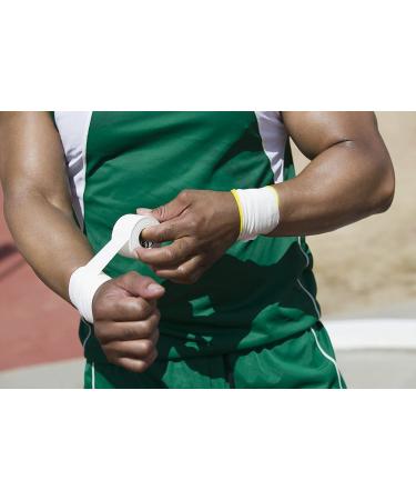 White Sports Medical Athletic Tape - No Sticky Residue & Easy to Tear - for Athletes  Trainers & First Aid Injury Wrap: Fingers Ankles Wrist - 1.5 Inch x 15 Yards per Roll (White  8-Pack) White 8-Pack - Buy Online on GoSupps.com