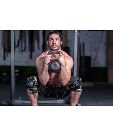 Mava Sports Camo Grey Knee Wraps - Compression & Elastic Support for Cross Training WODs - Buy Online on GoSupps.com