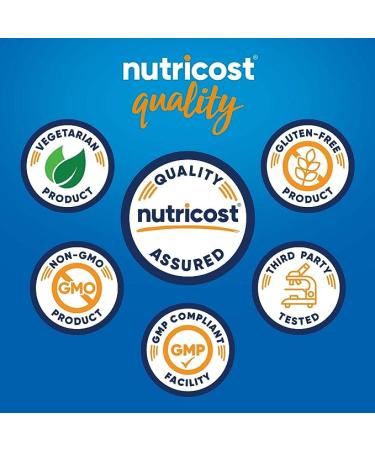 Nutricost Alpha GPC 600mg Non-GMO Gluten Free | 120 Vegetarian Capsules - Buy Online on GoSupps.com