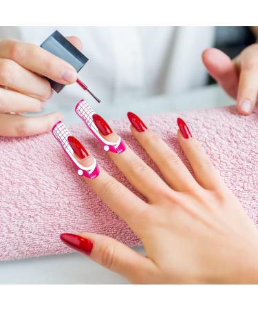 G2PLUS 100 Nail Stencils - Gel Nail & Extension Stencils | Pink Nail Art Stencils for Perfect Manicures - Buy Online on GoSupps.com