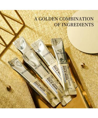 Retinol Snake Venom Gold Mask Gold Peptide Face Mask Golden Collagen Peel Off Facial Mask Gold Anti-Aging Face Mask for Deeply Cleans Moisturizing Hydrating Mask to Reduce Fine Lines & Wrinkles - Buy Online on GoSupps.com