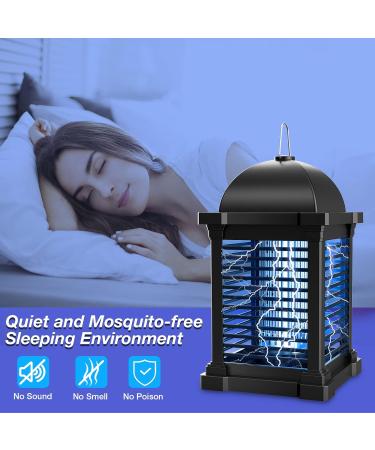 Tmactime 20W Insect Destroyer - 4300V Electric Mosquito Trap with UV Light | Non-Toxic 100m Range | Effective Flying Insect Control - Buy Online on GoSupps.com