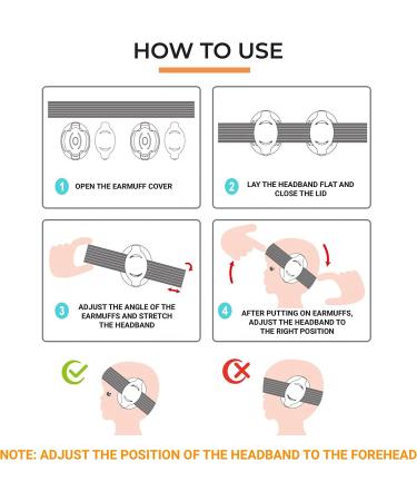 FROLIKA Baby Ear Defenders - Red & White Infant Ear Protection Earmuffs for Noise Reduction - Buy Online on GoSupps.com