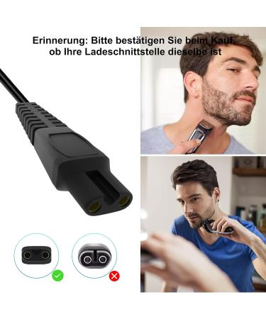 Razor Charger 15V HQ8505 Charging Cable for Philips Razor 3000 7000 9000 Series - Compatible with MG7745 MG7720 MG77110 One Blade Pro QP6520 QP6550 QP6620 - Buy Online on GoSupps.com