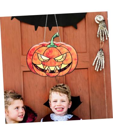 Angoily Halloween Pumpkin Pendants halloween decorations signs hummingbird Halloween pendants Acrylic Halloween hanging - Buy Online on GoSupps.com