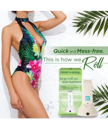 Clean + Easy Large Roll-On Wax Warmer - Professional Waxing Spa System - Unit (120V) - Buy Online on GoSupps.com