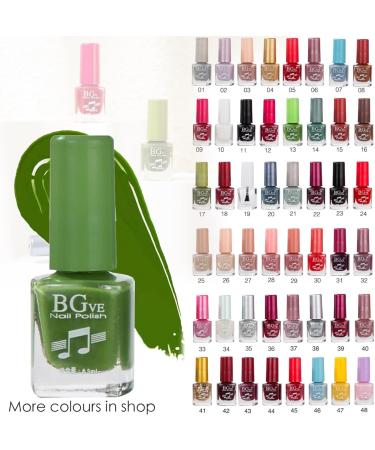 Green Nail Polish Nail Varnish Forest Grass Green Quick Dry Breathable Long Lasting Dark Green No Need Baking Christmas Nail Polishes for Women Girls DIY Home Manicure Polish Nails - Buy Online on GoSupps.com