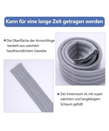 Yeloumiss Adjustable Arm Sling - Comfortable Shoulder Support for Men & Women - Fits Right & Left Arm - 160cm (Black) - Ideal for Wrist Hand Elbow Injuries - International Shipping - Buy Online on GoSupps.com
