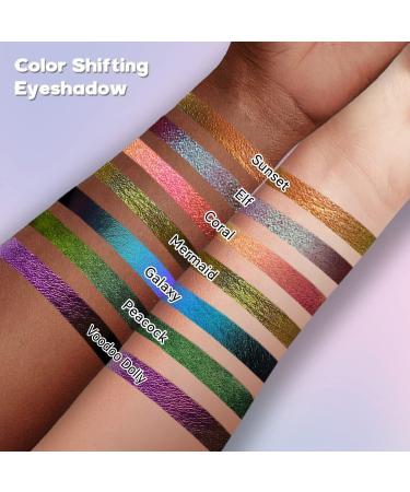 HOOMUSS Purple Liquid Glitter Eyeshadow - Chameleon Color Shifting Pigment - Long Lasting Holographic Makeup - Voodoo Dolly - Buy Online on GoSupps.com