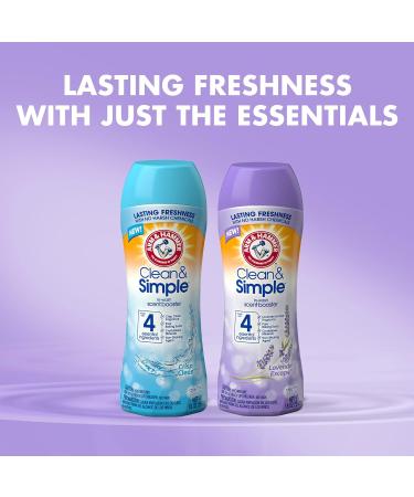Arm & Hammer Clean & Simple Lavender Escape In-Wash Scent Booster 18oz (Pack of 4) - Buy Online on GoSupps.com