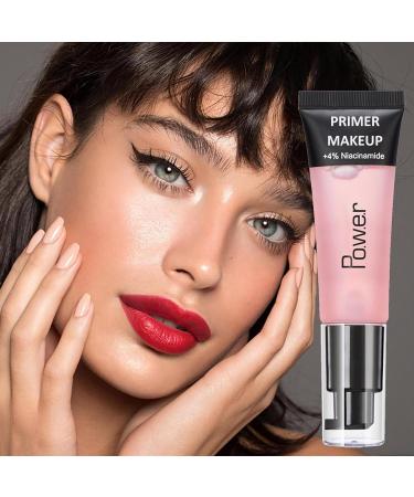 Hydrating Gel Makeup Primer - Colour Corrector with Hyaluronic Acid & Niacinamide (Pink) - Buy Online on GoSupps.com