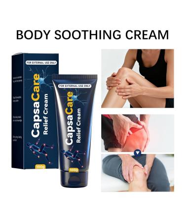 Capsacare Neuropathy Relief Cream with Arnica Menthol MSM and Glucosamine for Body Joint Areas Feet Hands Legs Muscles Joints and Waist 100g - Buy Online on GoSupps.com