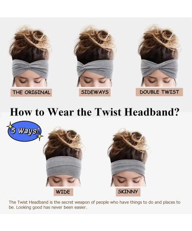 AKTVSHOW Women's Wide Headbands - 12PCS Fashion Hair Accessories Set - Buy Online on GoSupps.com