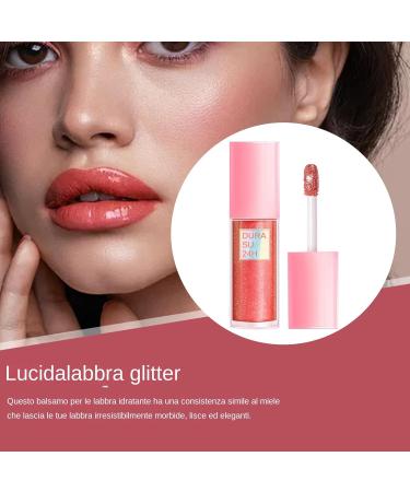  Opilroyn Glitter Lip Gloss - High-shine lipstick moisturizing gloss with luminous effect | Glossy makeup for girls and women nourishing liquid lip balm for events - Buy Online on GoSupps.com