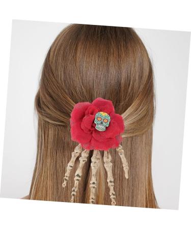 minkissy Hair Jewelry Decor Girls Hair Accessories Girls Hair Clips Gothic Hair Accessories Bone Hair Clip Girls Hairpin Girls Gothic Hair Clips Fabric Headband Halloween Miss - Buy Online on GoSupps.com