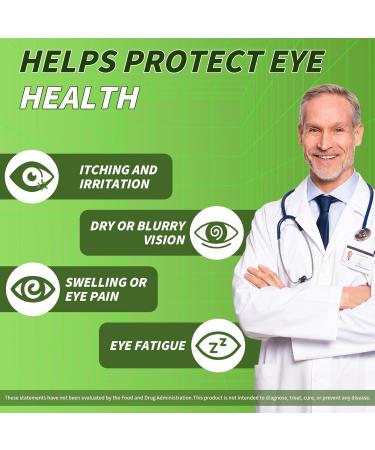 SUWENY Lutein Eye Vitamins Supplement for Adults - 90 Capsules Supports Eye Health with Zeaxanthin Zinc Vitamins C & E Vegan Formula for Blue Light Protection & Macular Support (1) - Buy Online on GoSupps.com