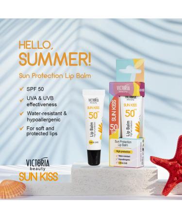 Victoria Beauty Lip Balm SPF 50 - Ultimate Sun Protection for Lips Waterproof Broad-Spectrum UVA/UVB 10ml - Buy Online on GoSupps.com