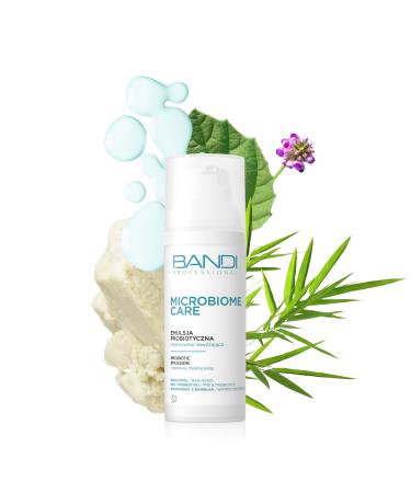 Bandi Cosmetics Sp z oo Bandi Probiotic Emulsion For Acne Skin Care Lightweight Moisturizer With Bamboo Bioferment Shea Butter and Vegetable Oil For Intensive Hydration and Soothing Probiotic Emulsion Intensive Hydration Acne Support