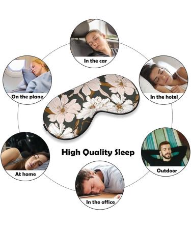 LynaRei Sleeping Mask Classic Garden Flower Sleep Eye Mask Blindfold with Adjustable Strap Oriental Peony Soft Eye Cover for Blocking Out Lights Style-1 - Buy Online on GoSupps.com