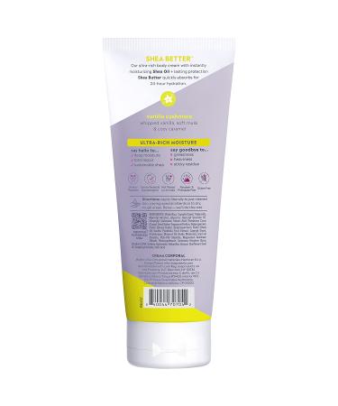 Eos Shea Better Body Cream - Vanilla Cashmere 8 oz | Natural Skin Care with 24 Hour Hydration - Buy Online on GoSupps.com