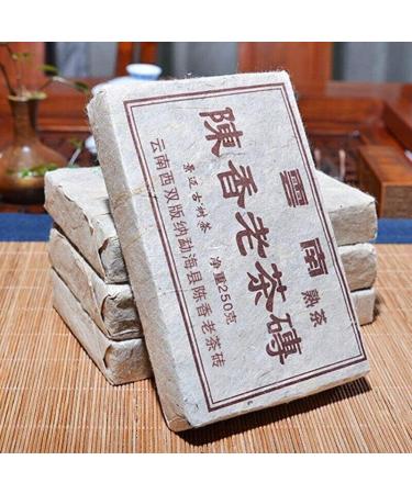 Mati re premi re Vieux Puer m r Th de Chine Brique de th Puerh Shu Puer (500g) - Buy Online on GoSupps.com