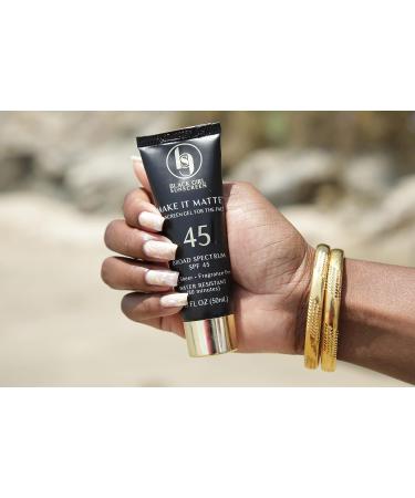 BlackGirlSunscreen Make It Matte SPF 45 Sunscreen 1.7 FL OZ - Buy Online on GoSupps.com