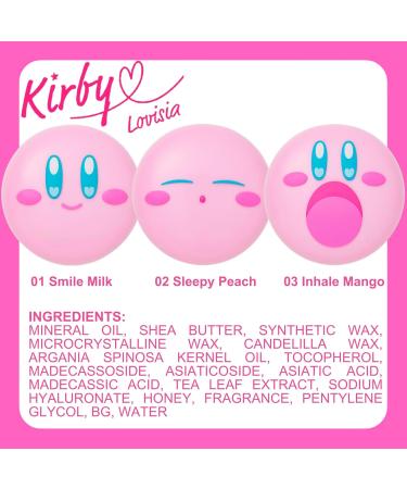 Lovisia Kirby Hydrating Lip Balm for Women & Girls Cute Lip Balm for Dry Lips with Vitamin E Honey & Organic Matcha Made in Japan Shea Butter Lip Balm & Lip Moisturizer for Very Dry Lips MILK - Buy Online on GoSupps.com