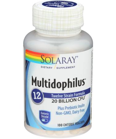 Solaray Multidophilus 12 20 Billion 100 Coated VegCaps