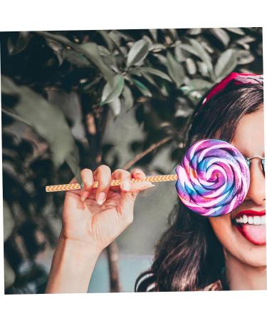 MAGICLULU 100pcs Marshmallow Stick Paper Lolly Sticks Paper Sticks for Cotton Candy Stick Candy Paper Sticks Floss Sugar Cane Sticks Marshmallow Cones Candy Bars Cake Decorate Lollipop - Buy Online on GoSupps.com