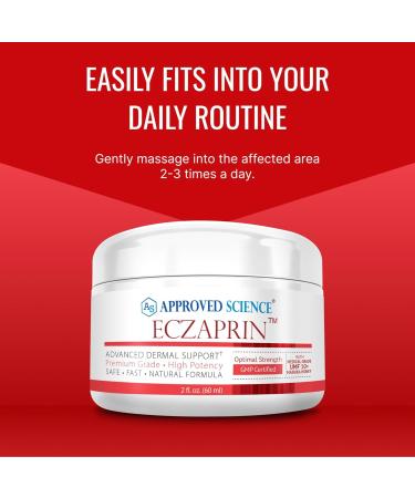 Approved Science Eczaprin Balm - 30% Manuka Honey (UMF 10+) 5% Colloidal Oatmeal - Gentle Formula for Dry Itchy Skin - for All Skin Types - Paraben-Free Non-GMO Soy-Free Wheat-Free - 2 fl. Oz. 2 Fl Oz (Pack of 1) - Buy Online on GoSupps.com