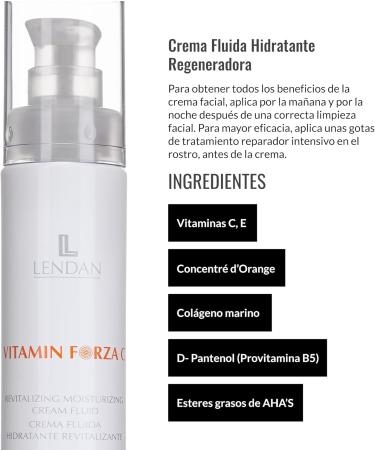  Lendan Vitamin Forza C Lendan Moisturising 50 ml. - Buy Online on GoSupps.com