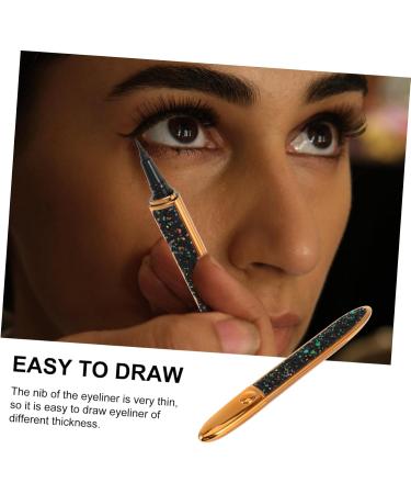 Healvian 3pcs Self Adhesive Mascara Eye Liner Pen Self- Adhesive Eyeliner Magnet False Eyelash Plastic - Buy Online on GoSupps.com