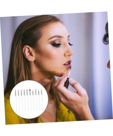 MUSISALY 10pcs Eye Shadow Brush Makeup Accessories Eye Smudge Brush Makeup Brush Face Wand Plastic Handle - Buy Online on GoSupps.com