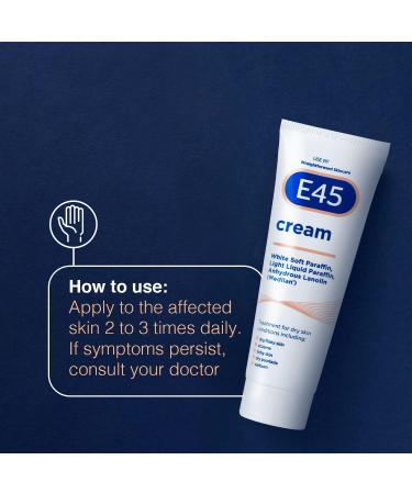 E45 Cream 50g: Fast-Acting Moisturizer for Dry Skin - Buy Online on GoSupps.com