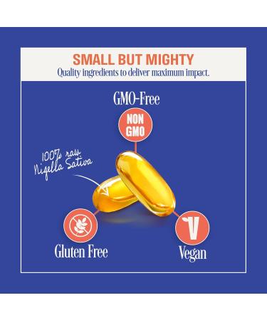 2 Pack - Black Seed Oil Capsules 500 Mg Cold Pressed High Potency Digestive Aid 90 Count 100% Non GMO Pure Black Cumin Seed Oil Capsules 180 - Buy Online on GoSupps.com