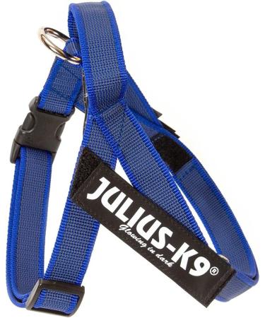 Julius-K9 Mini-Mini Belt Harness XS - Blue-Grey - Top Quality Dog Harness for Small Breeds | International Shipping Available - Buy Online on GoSupps.com