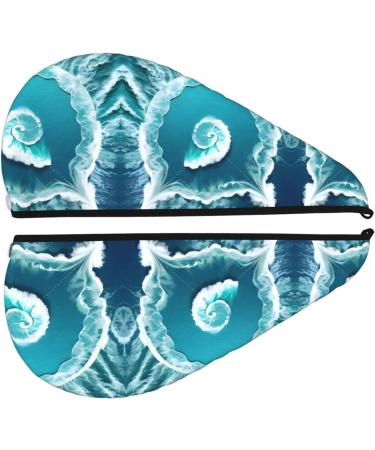 Sea of Love Dry Hair Cap - Super Absorbent Elastic Wrap for Long Thick Hair | Quick Drying Women's Hair Cap - Buy Online on GoSupps.com